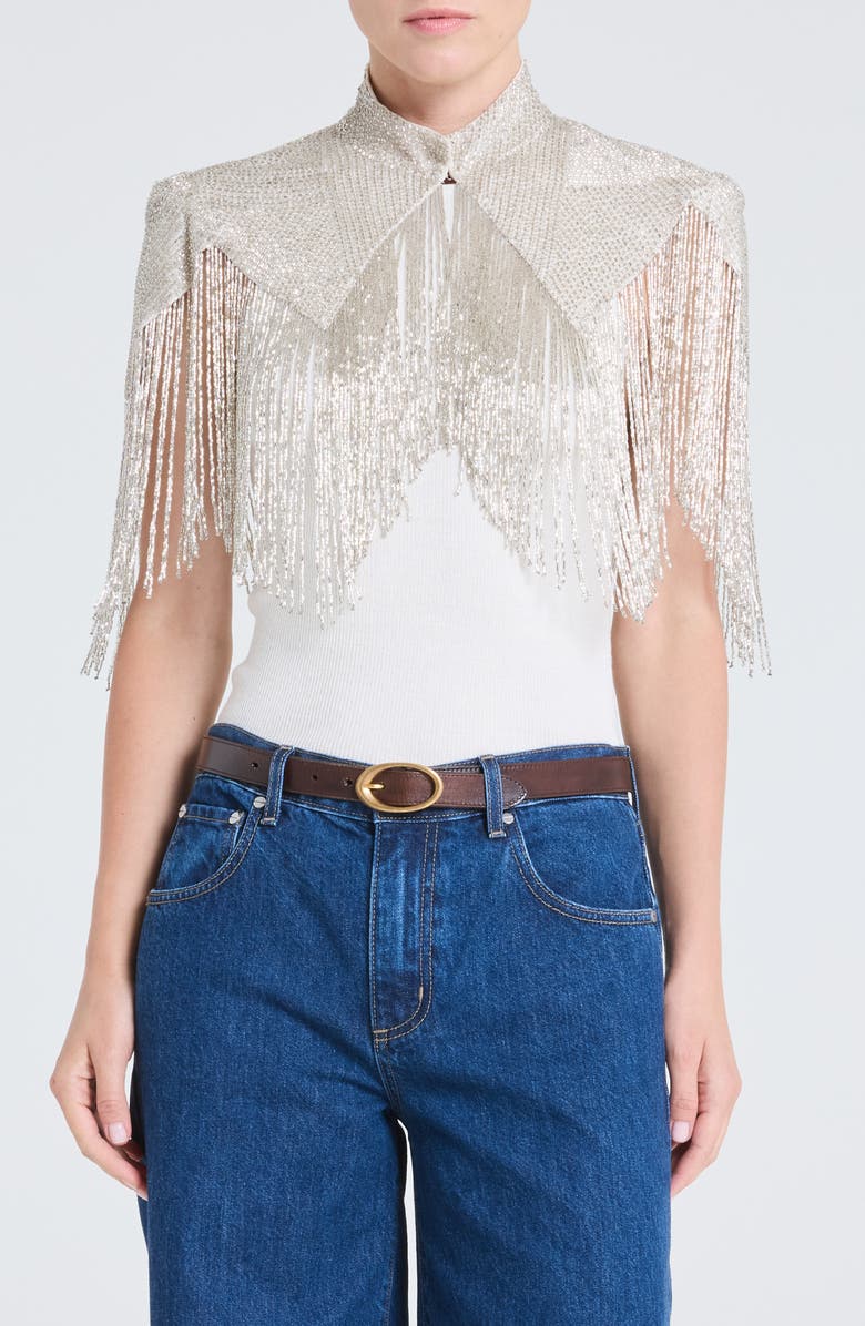 TWP Beaded Topper Jacket, Main, color, 