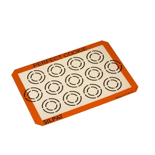 Silpat Perfect Cookie Non-stick Silicone Baking Mat, 11-5/8" X 16-1/2" In Orange