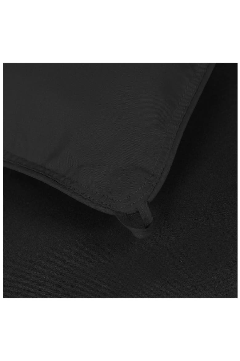 Classic All-Season Reversible Down Alternative Comforter, Alternate, color, BLACK
