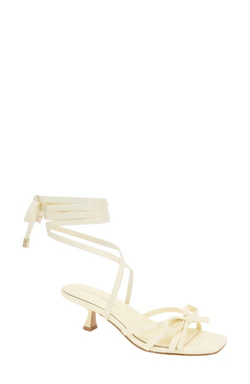 Bcbg Imerez Ankle Wrap Sandal In Butter