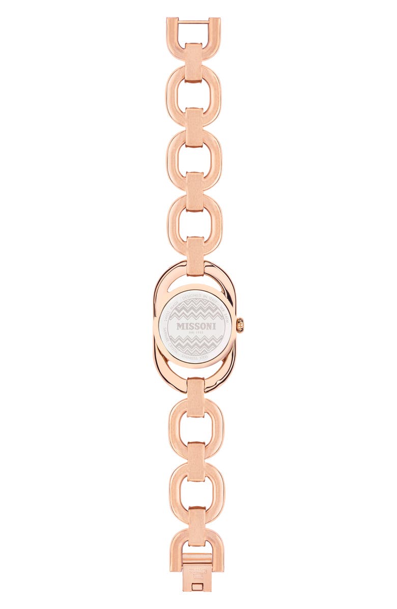 Missoni Gioiello Bracelet Watch, 22.8mm, Alternate, color, Rosegold