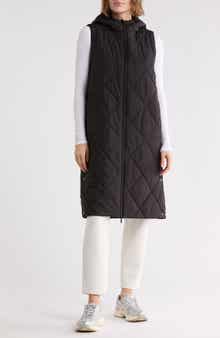Longline Quilted Vest