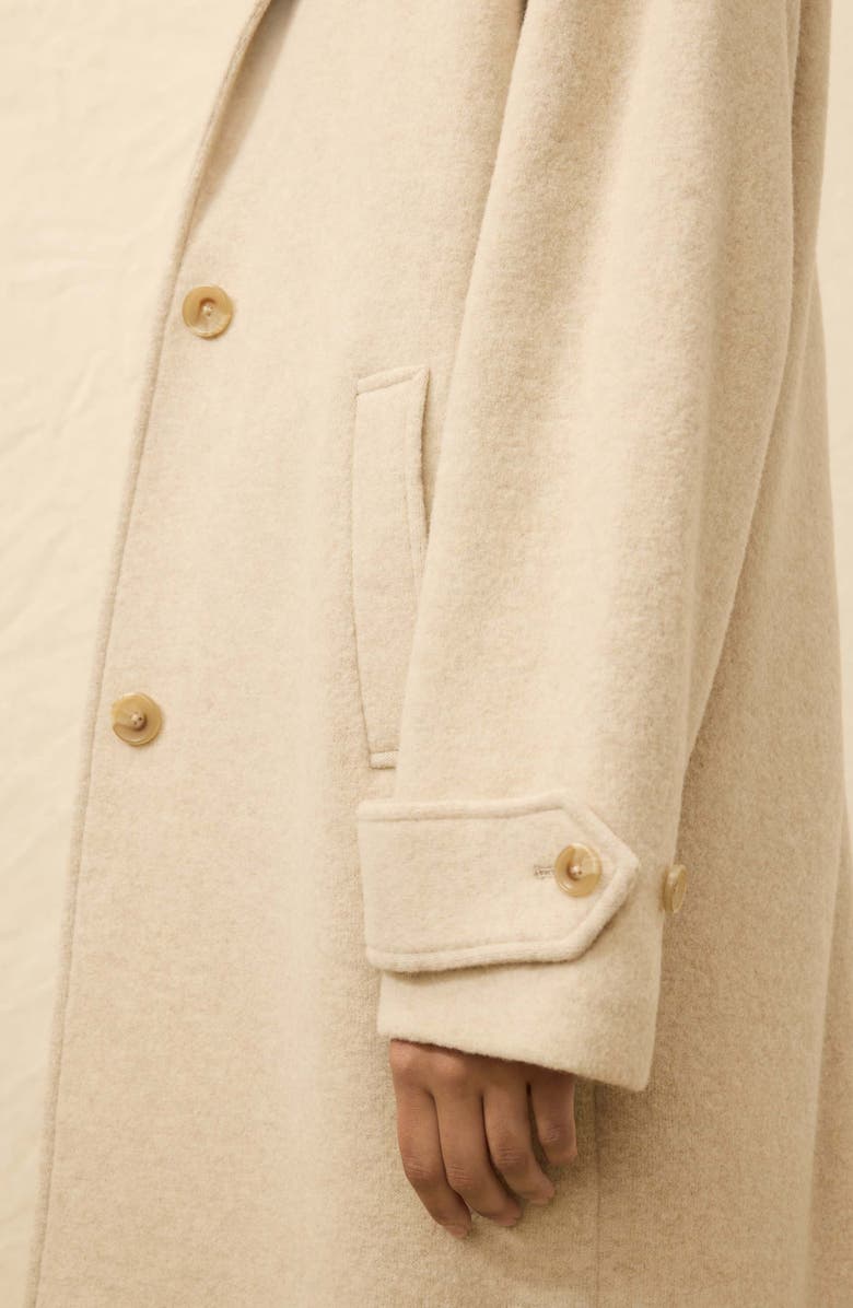 Faherty Atlantic Wool Blend Knit Coat, Alternate, color, Oat Melange