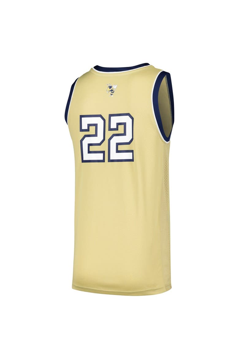 Men's adidas #22 Gold Georgia Tech Yellow Jackets Swingman Jersey, Alternate, color, Gold