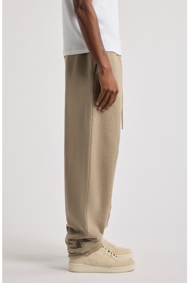 Classic Slouchy Cotton Fleece Sweatpants, Alternate, color, WASHED CLAY