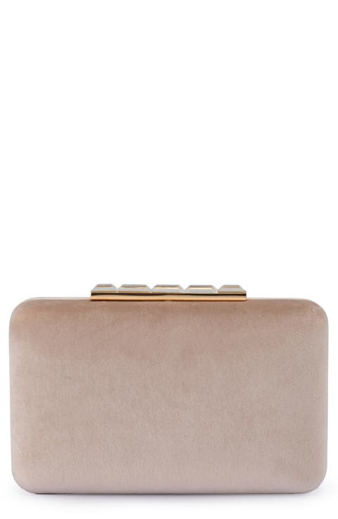 Bess Velvet Frame Clutch
