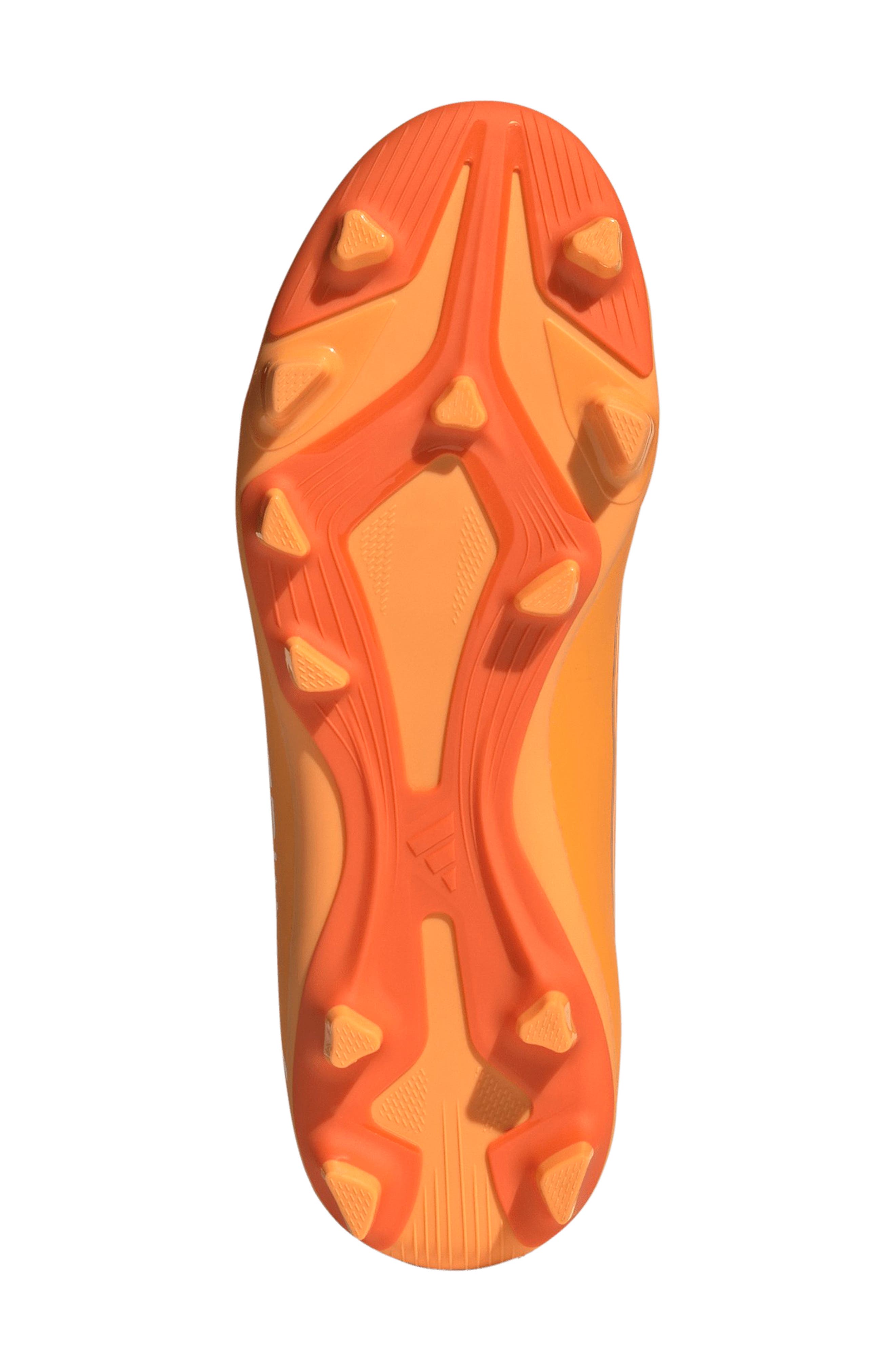Kids' F50 Messi Club Soccer Cleat, Alternate, color, TANGERINE/ GOLD METALLIC