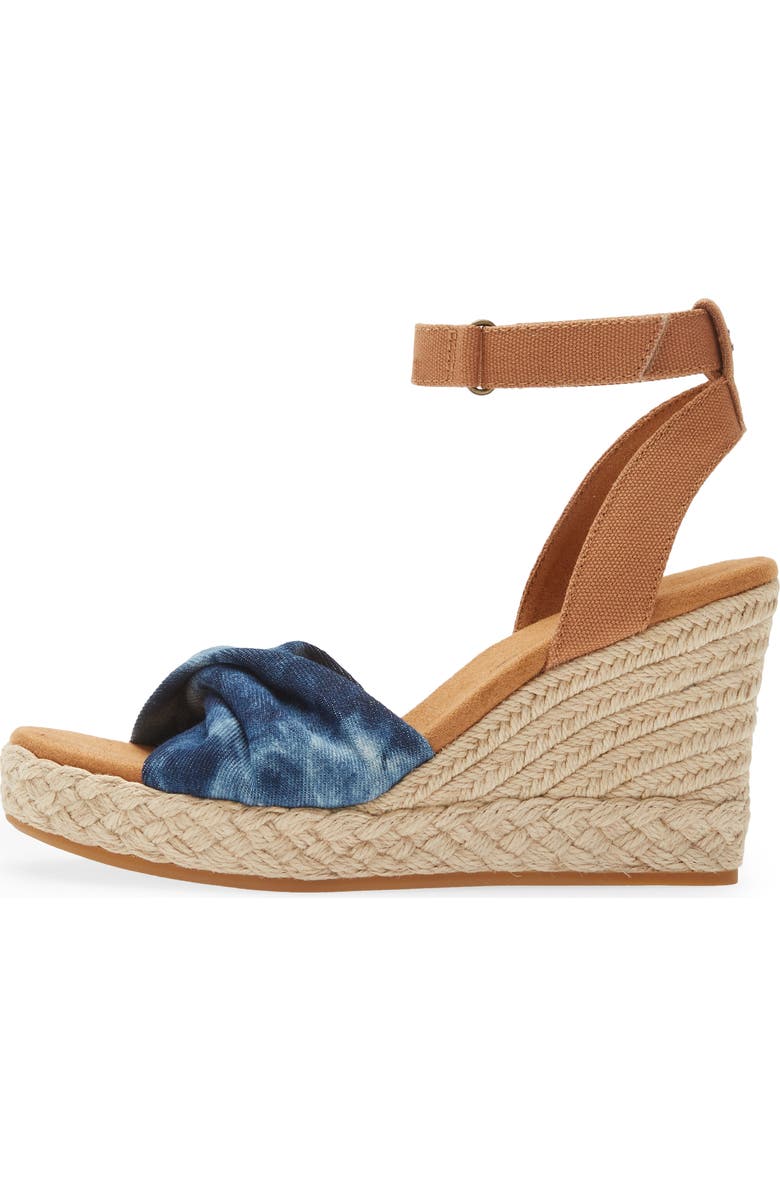 TOMS Marisela Wedge Sandal, Alternate, color, Navy