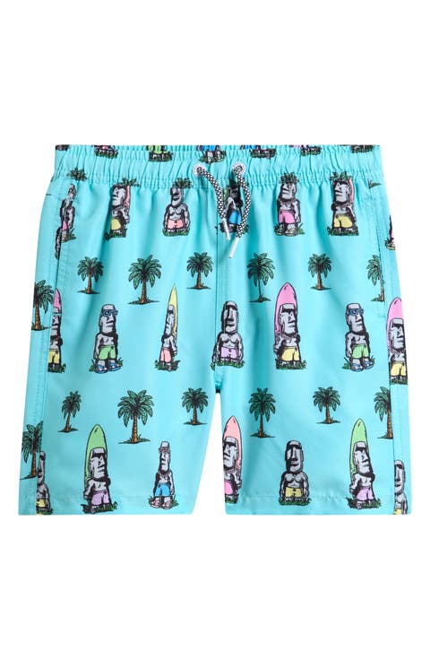 Kids
 Island Elders Print Swim Trunks (Toddler, Little Kid 
Big Kid)