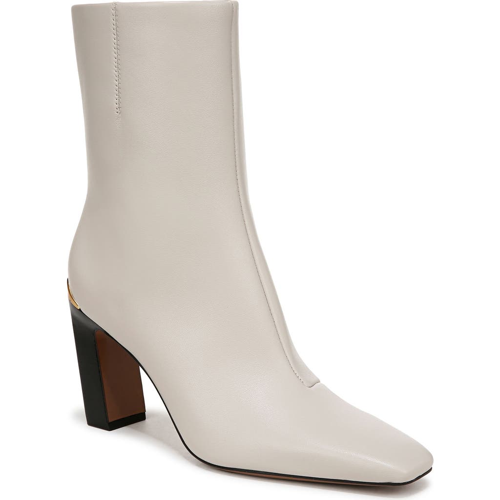 Franco Sarto Briar Womens Leather Square Toe Mid-calf Boots In Neutral
