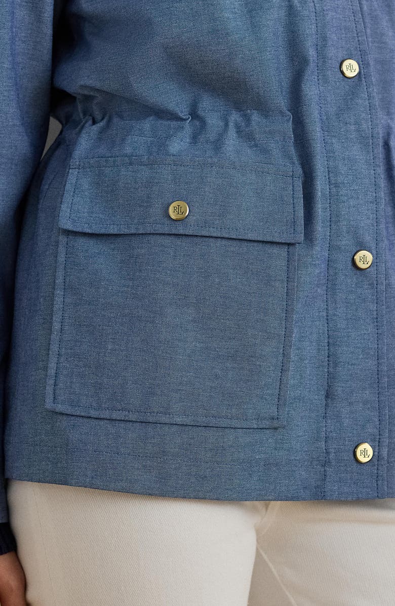 Lauren Ralph Lauren Chambray Anorak, Alternate, color, 