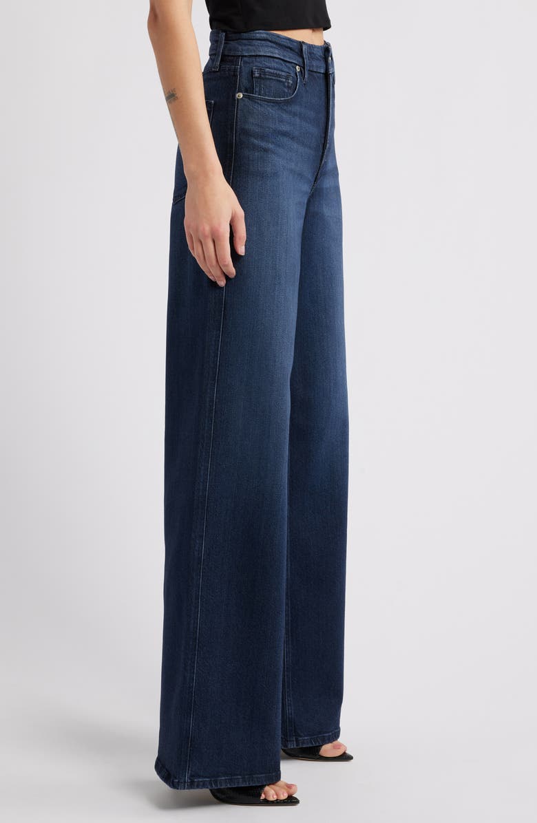 Good American Good Skate High Waist Wide Leg Jeans, Alternate, color, Indigo516