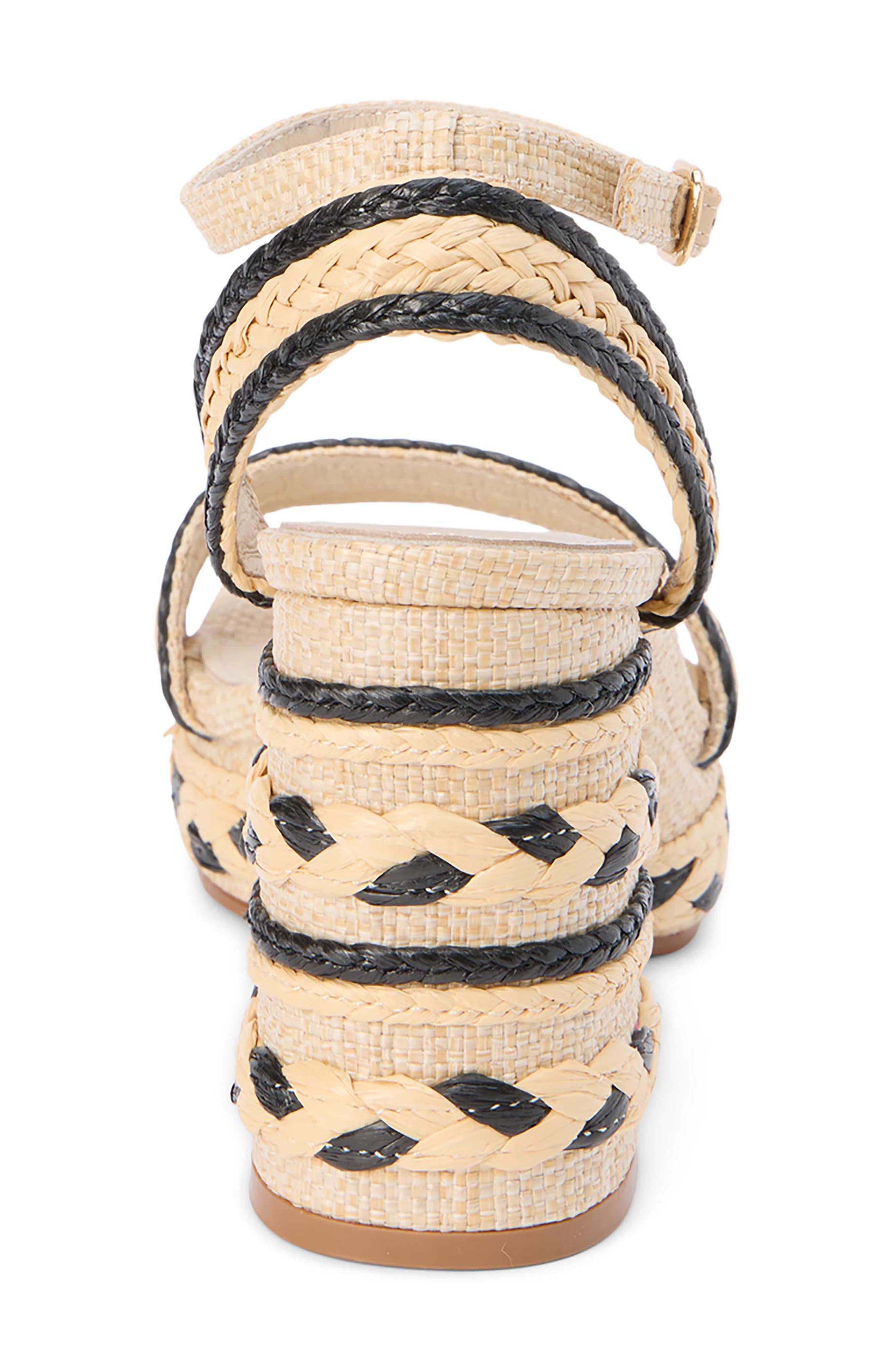 Lyla Ankle Strap Sandal, Alternate, color, NATURAL