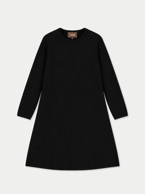 Cashmere A-line Knitted Dress