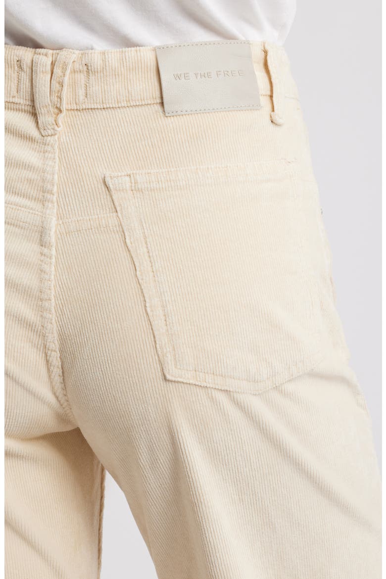 Deep Trance Corduroy Wide Leg Ankle Pants, Alternate, color, WHITE SWAN