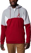 Columbia Men's Columbia Crimson Alabama Crimson Tide Lodge Quarter-Zip Hoodie