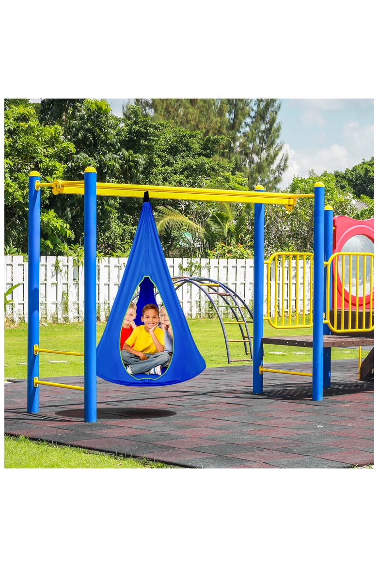 Kids Nest Swing, Alternate, color, BLUE