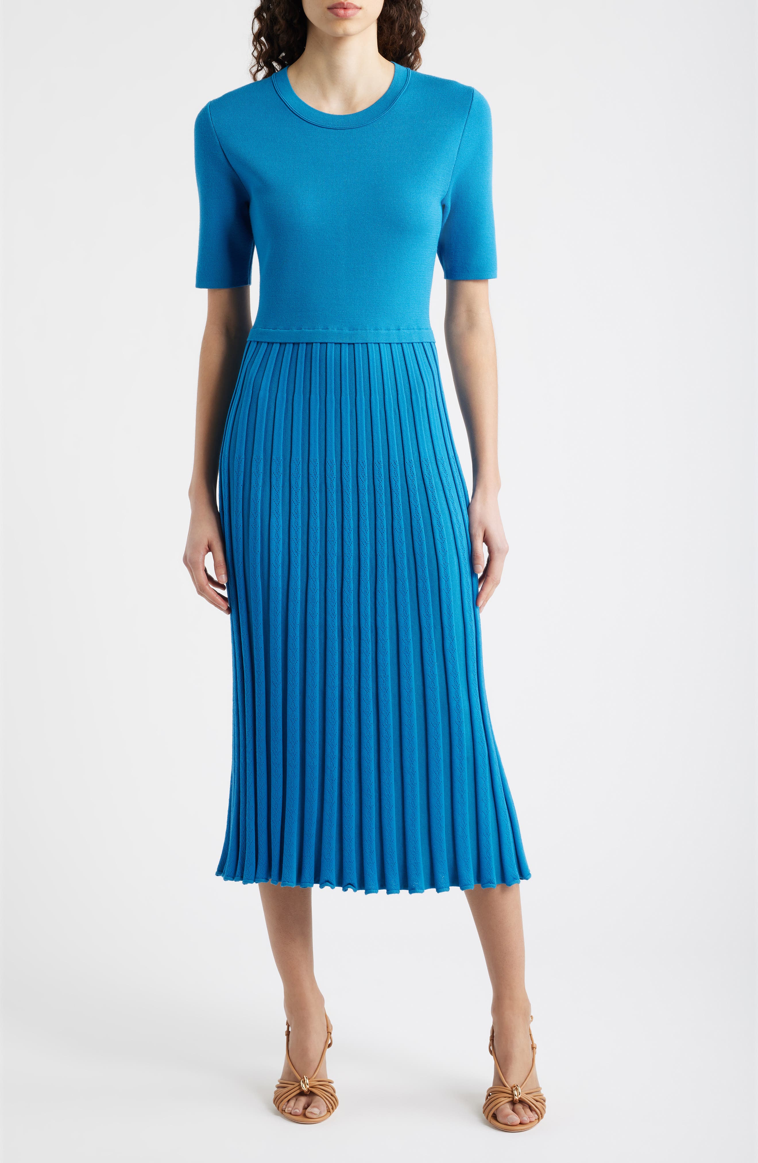 Elie Tahari The Vesper Knit Midi Dress