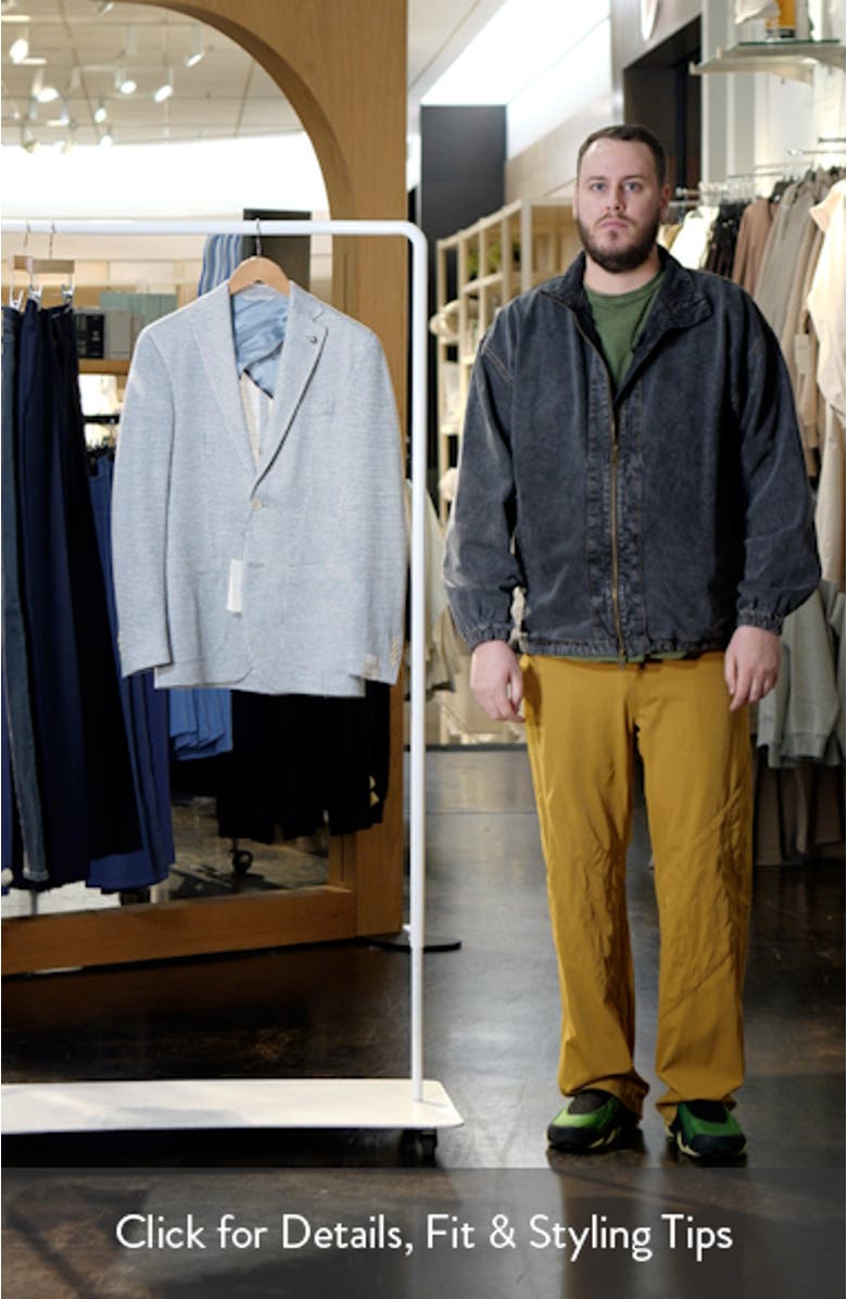 Hampton Houndstooth Knit Linen Sport Coat, sales video thumbnail