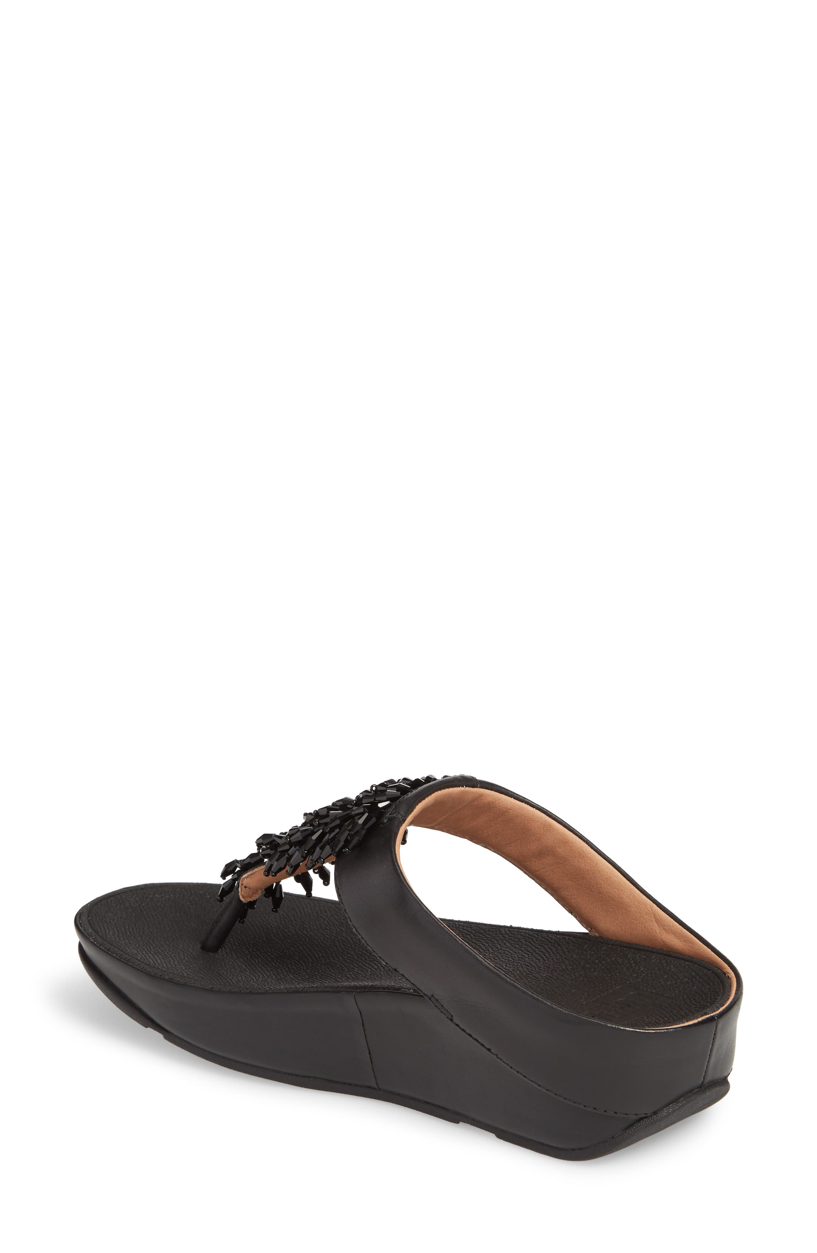 FitFlop Rumba Sandal, Alternate, color, Black