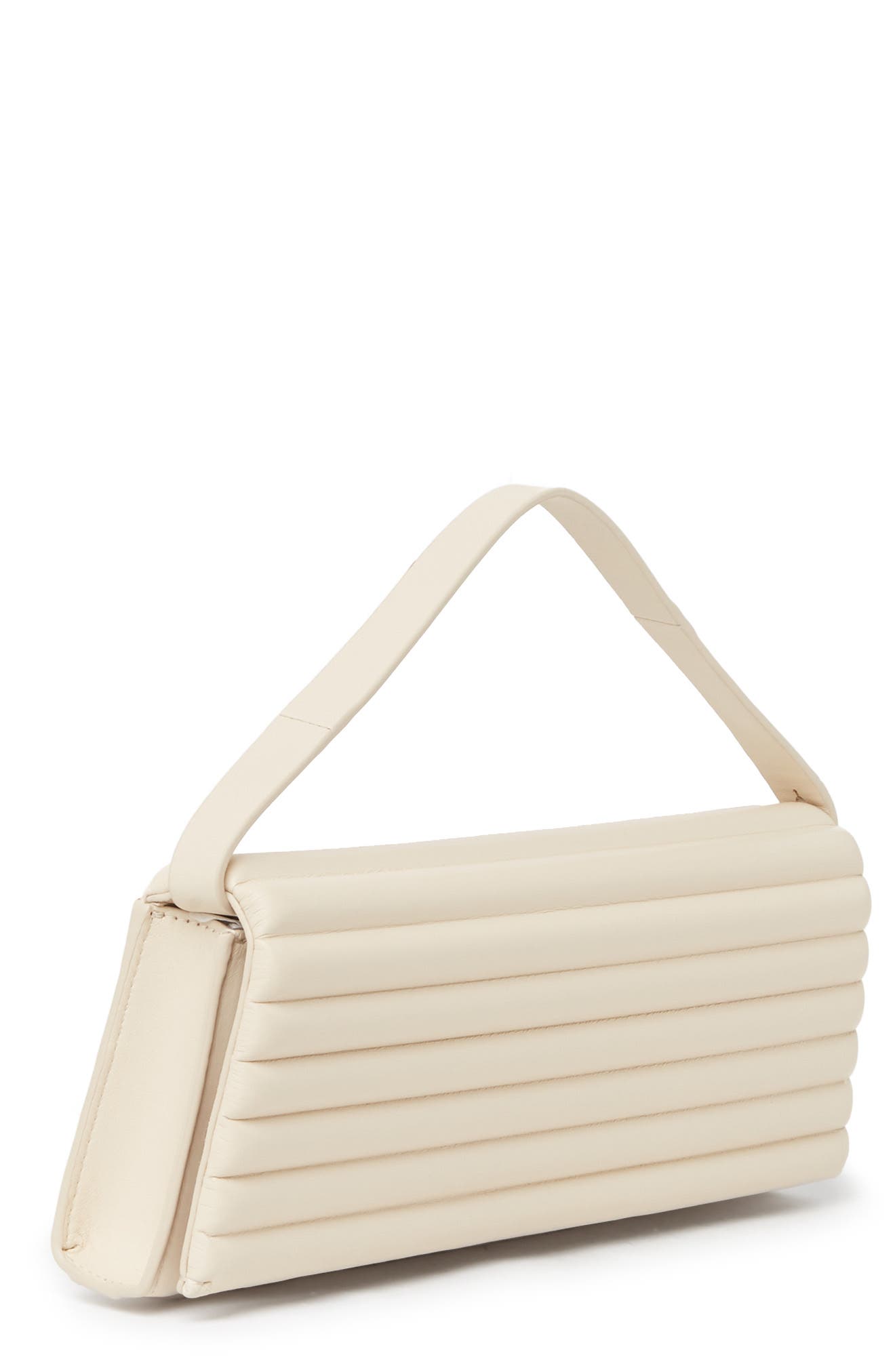 Louise et Cie Alez Quilted Padded Leather Clutch, Alternate, color, 