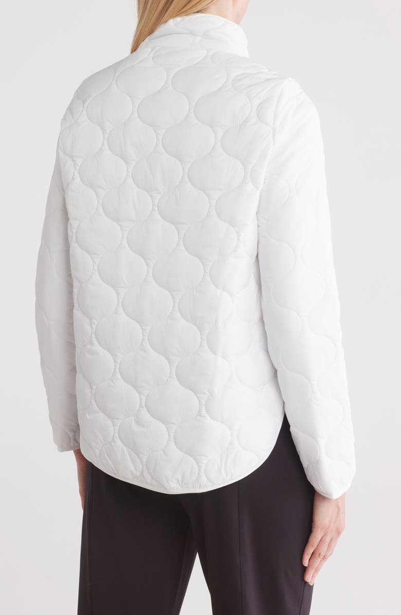 X by Gottex Onion Quilted Jacket, Alternate, color, White