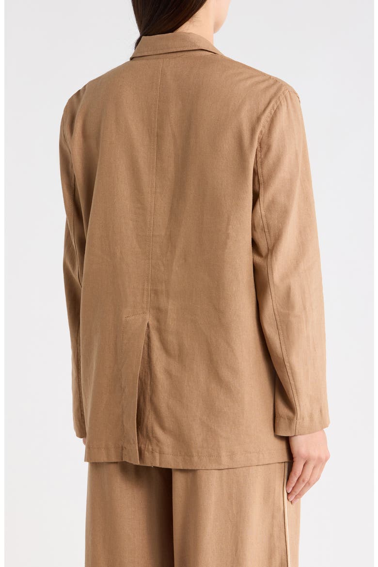 One Button Blazer, Alternate, color, MOCHA