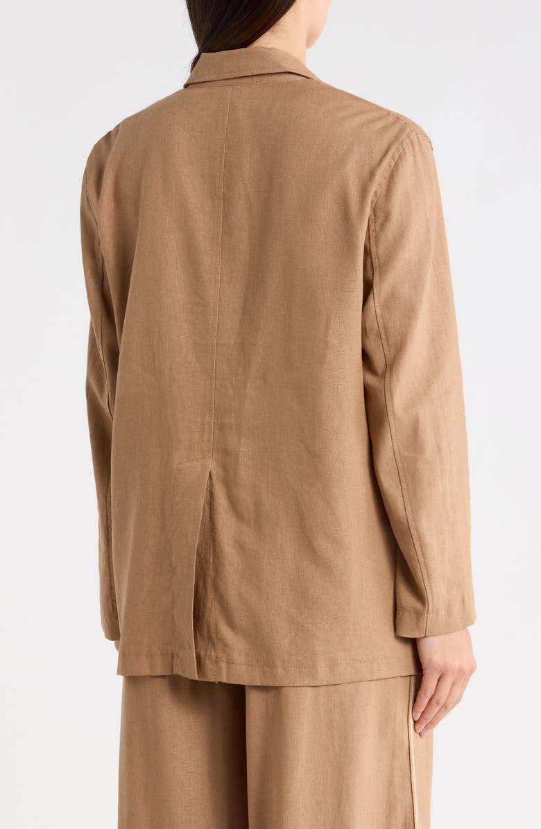 MAX STUDIO One Button Blazer, Alternate, color, Mocha