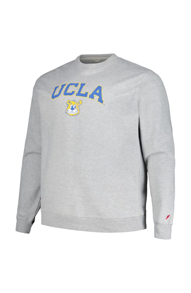 LEAGUE COLLEGIATE WEAR Men's League Collegiate Wear Heather Gray UCLA Bruins Tall Arch Essential Pullover Sweatshirt, Alternate, color, Heather Gray