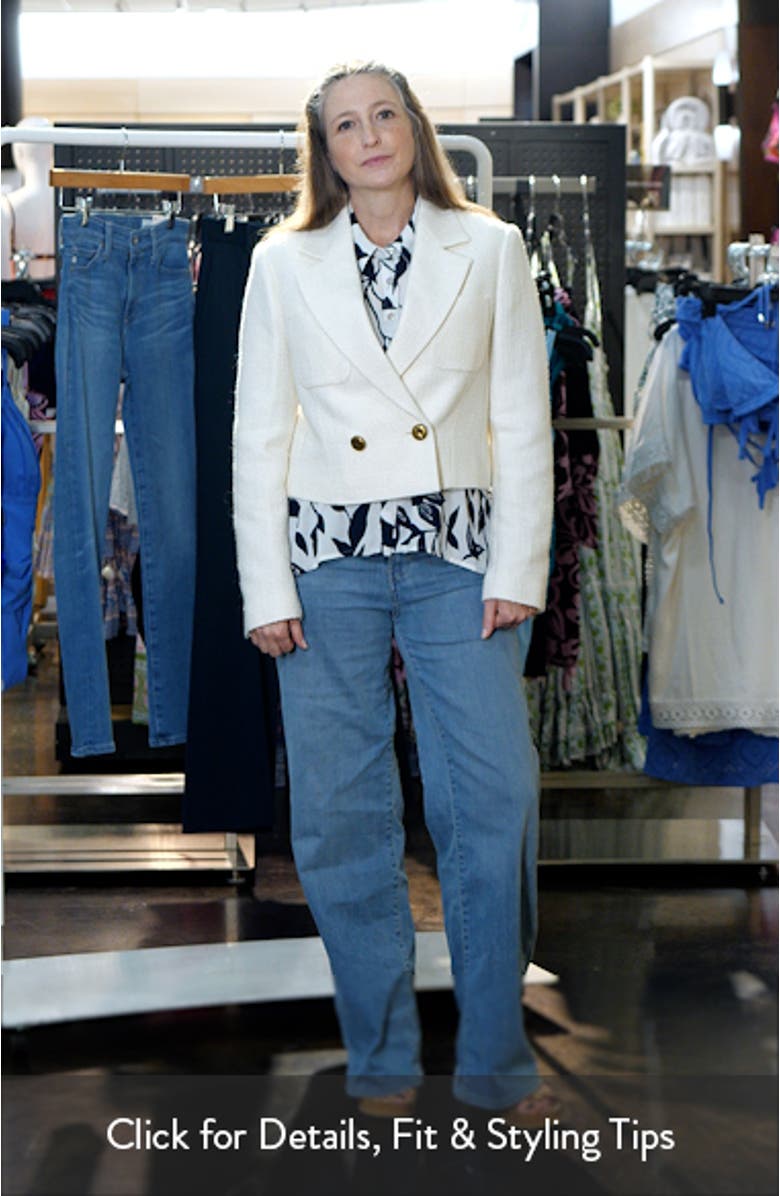 Mia Tweed Crop Jacket, sales video thumbnail