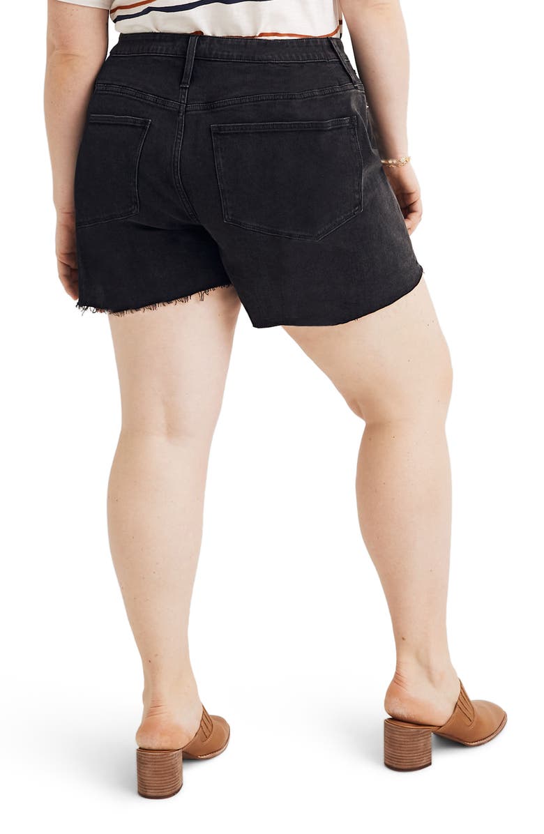 Madewell Curvy High-Rise Denim Shorts, Alternate, color, 