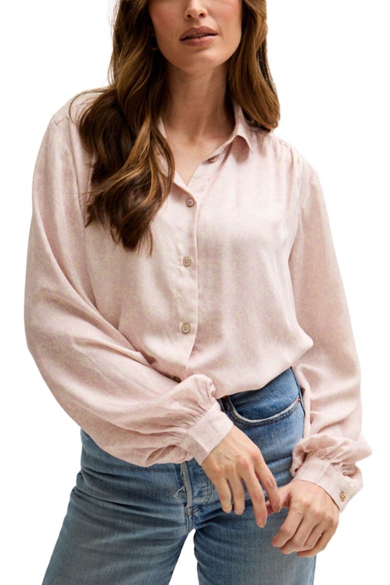 Marrianne Peter Pan Collar Shirt, Main, color, Pink