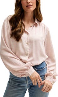 LILY AND LIONEL Marrianne Peter Pan Collar Shirt