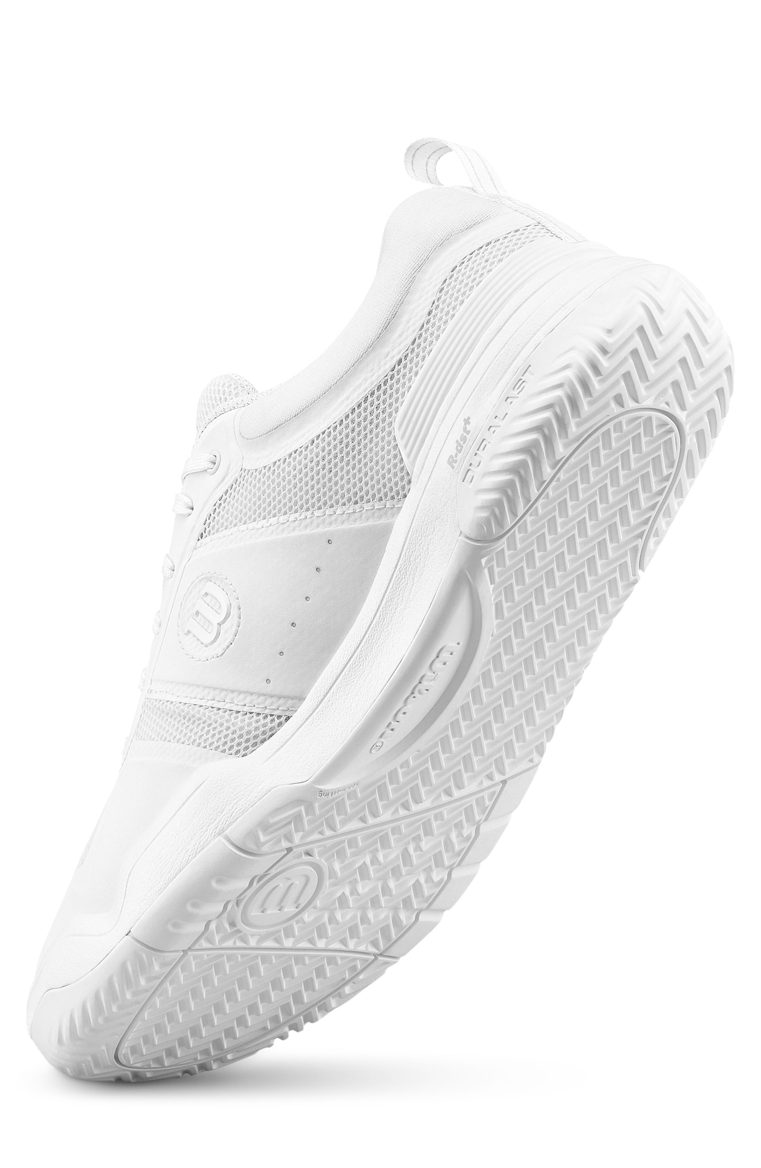 Pickle Pro Pickleball Sneaker, Alternate, color, CLEAR WHITE / CLEAR WHITE
