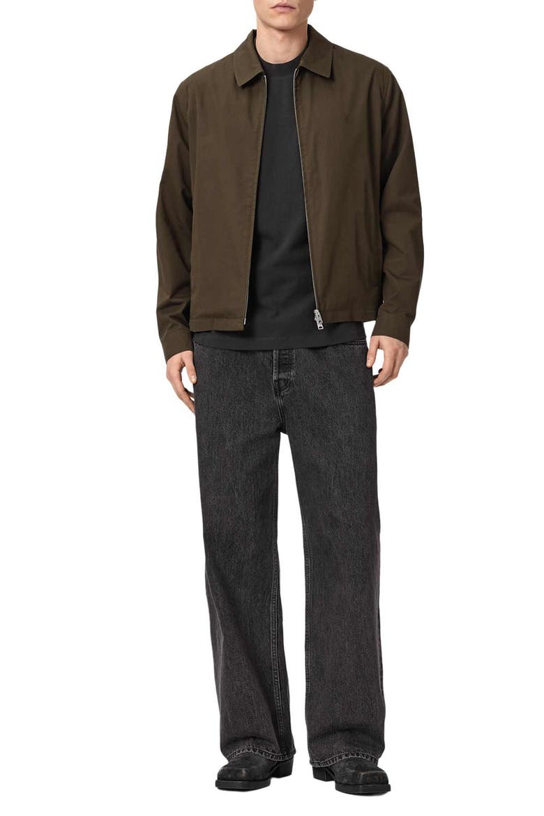 Trey Cotton Blend Jacket, Alternate, color, FOREST GREEN