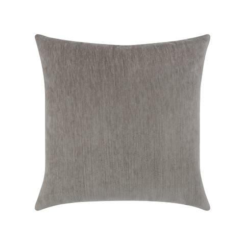 Luxe Velour Plush Chenille Indoor & Outdoor Woven Accent Pillow