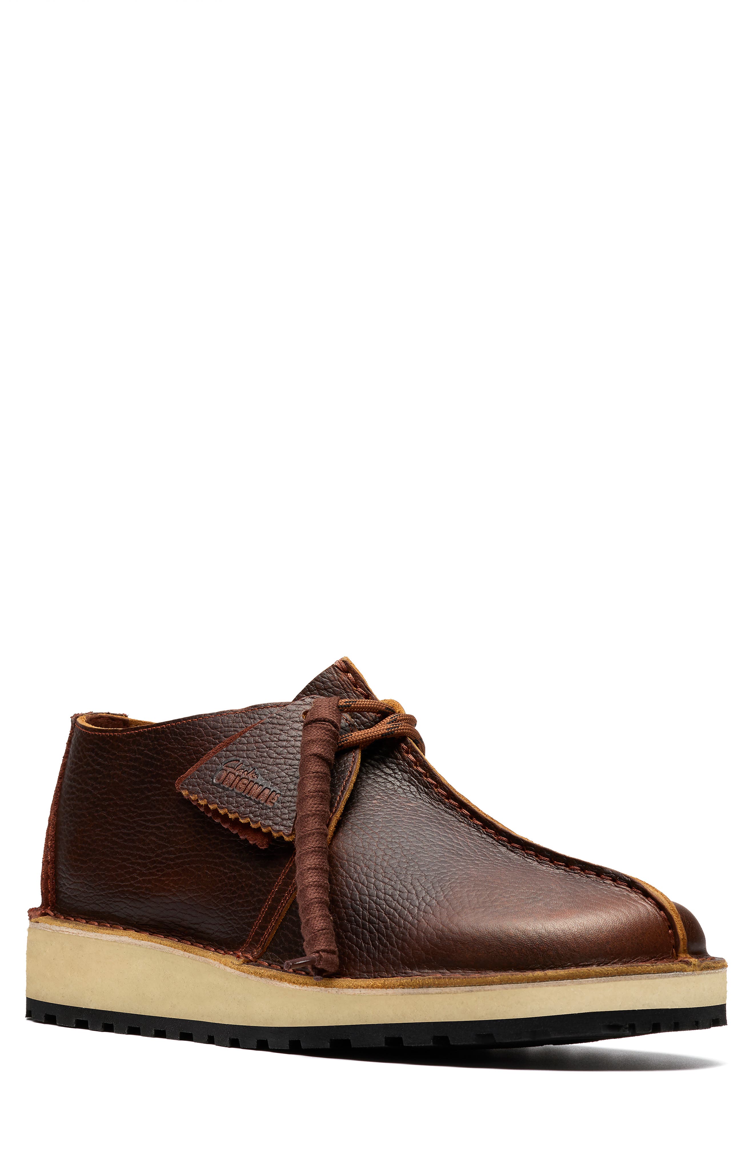Clarks<sup>®</sup> Originals Trek Scout Shoe, Main, color, Nut Brown Leather
