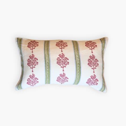 Sara Lumbar Throw Pillow Cover