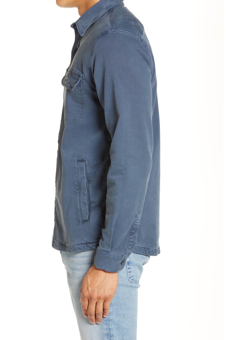 Cotton Shirt Jacket, Alternate, color, NAVY