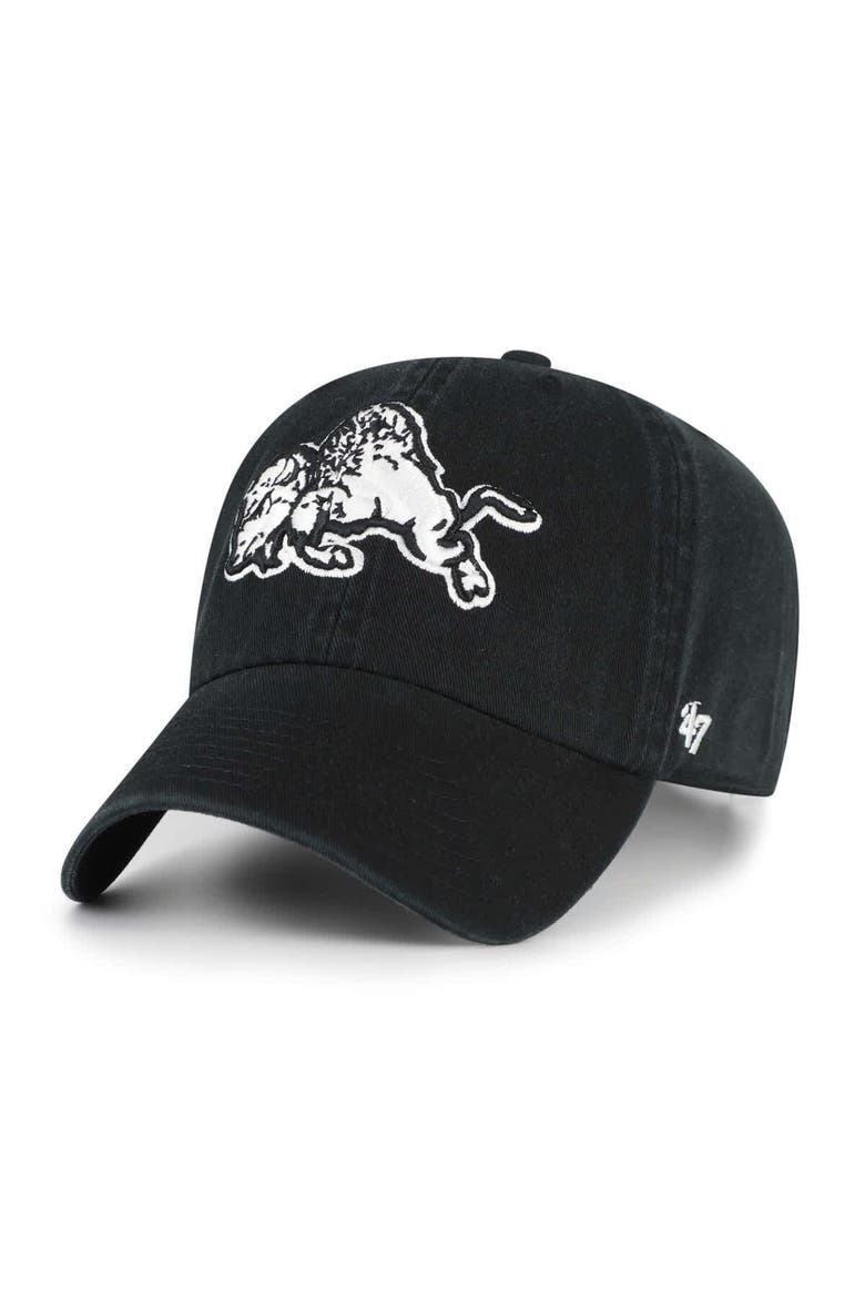 Men's '47 Black Colorado Buffaloes Vault Clean Up Adjustable Hat, Main, color, Black