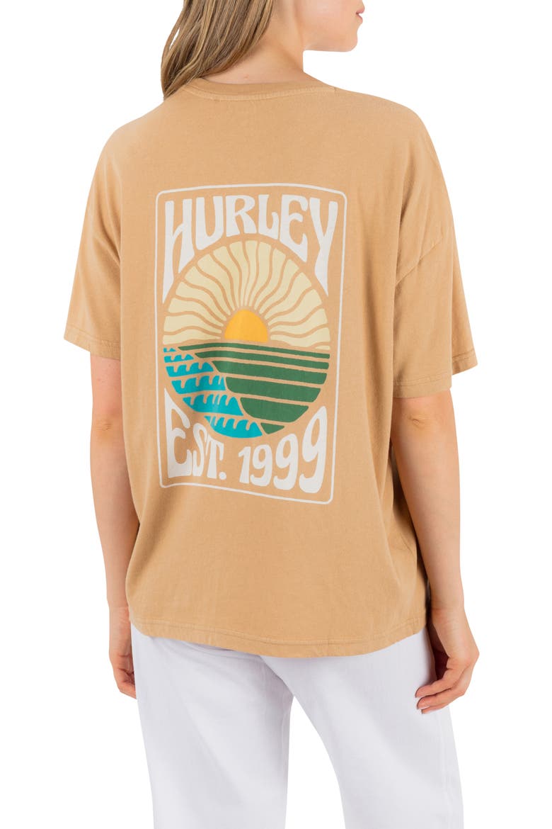 Daybreak Boyfriend Graphic T-Shirt, Alternate, color, TAN