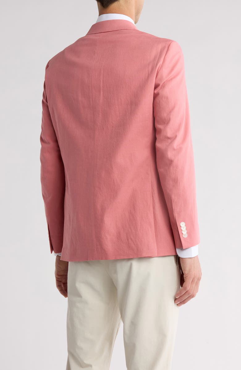 Tommy Hilfiger Linen Blend Sport Coat, Alternate, color, Light Red