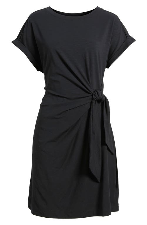 Tommy Bahama Marina Side Tie T-shirt Dress In Black