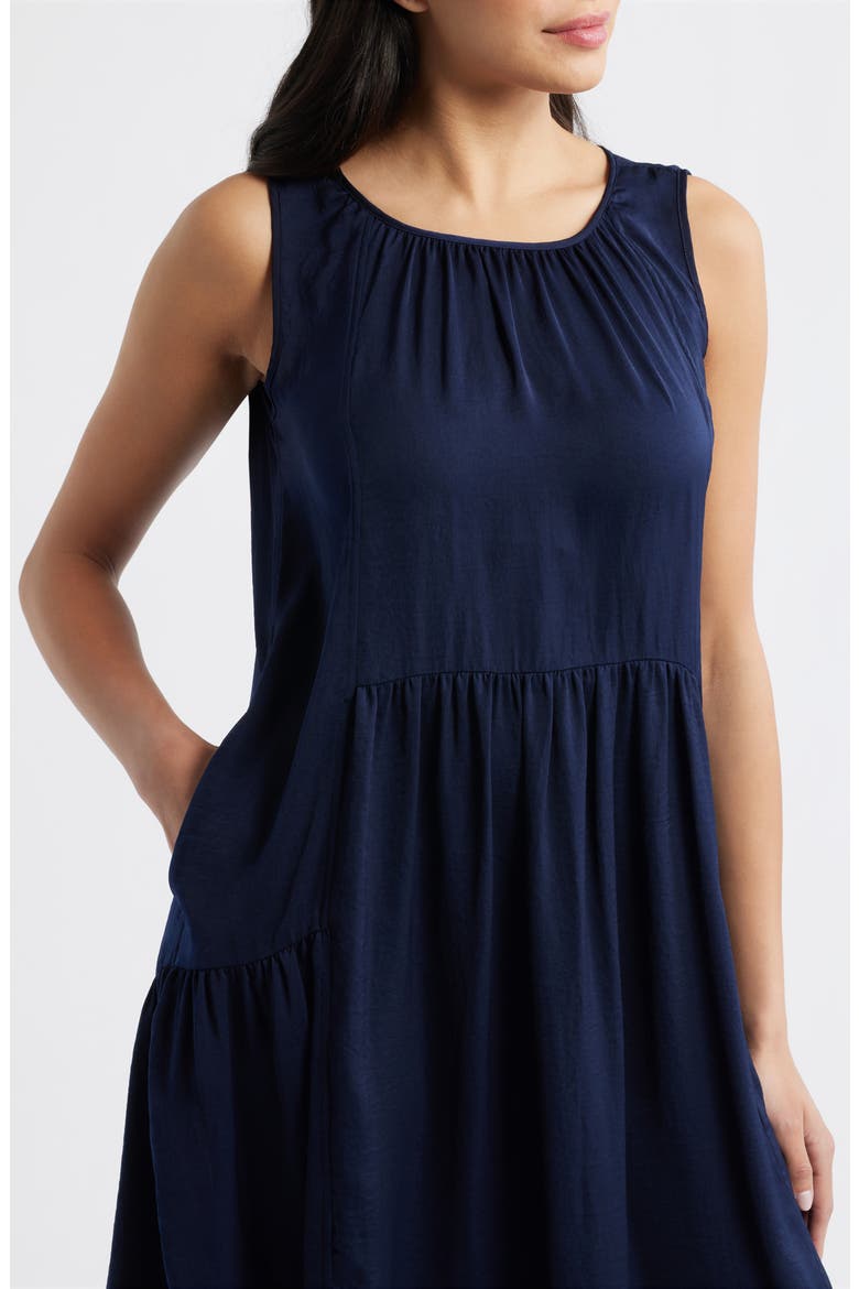 Sleeveless Maxi Dress, Alternate, color, NAVY