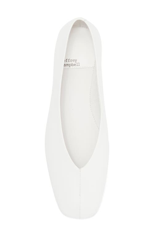 Jeffrey Campbell Fathom Flat In White