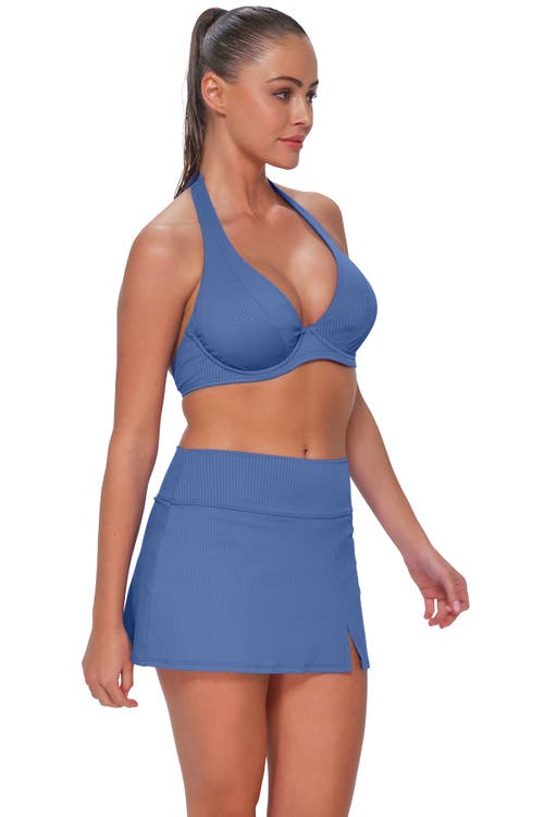 Sunsets Allison Swim Skirt Bottoms In Blue