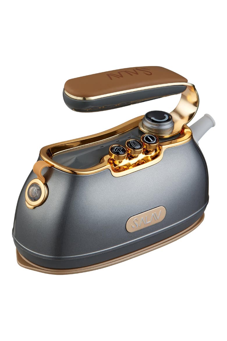 IS-900 Retro Edition Duopress Steamer Iron, Main, color, TITANIUM