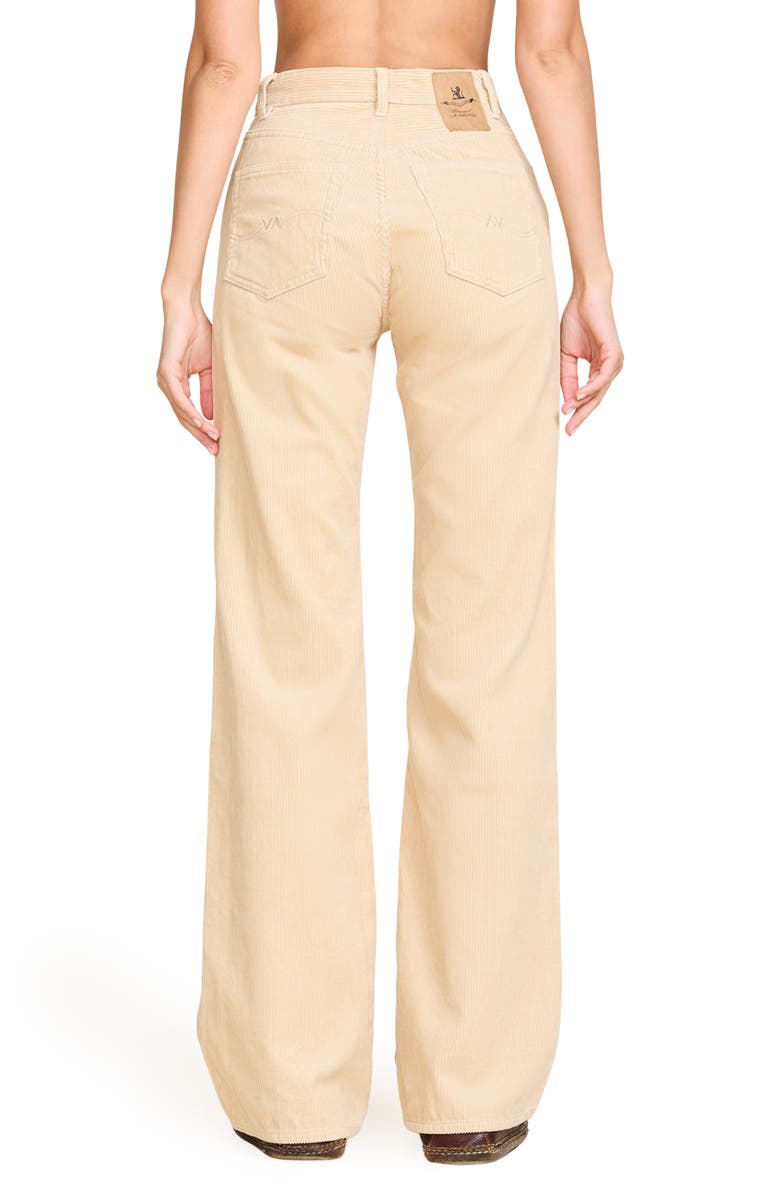 DENIMIST Dena Low Rise Wide Leg Corduroy Pants, Alternate, color, Sand
