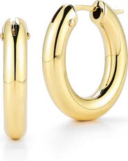 Roberto Coin Oval Hoop Earrings