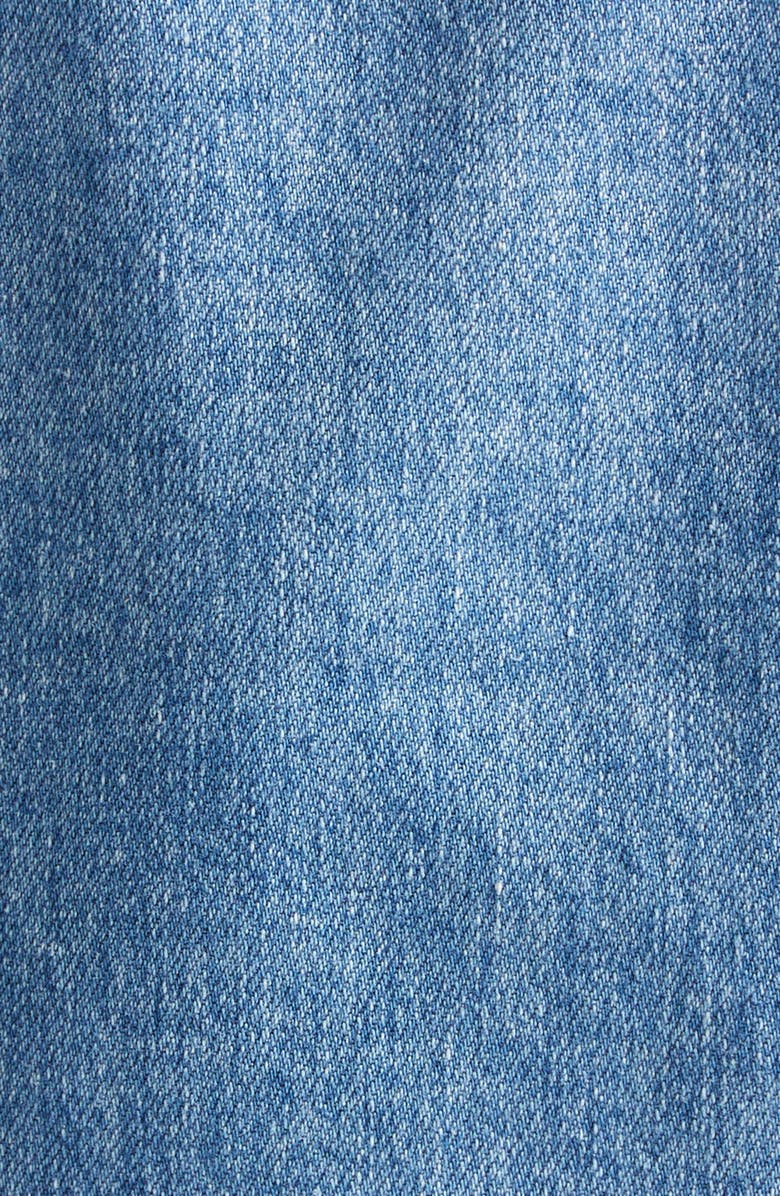 L'AGENCE Kirstie Short Sleeve Crop Denim Jacket, Alternate, color, Calabasas